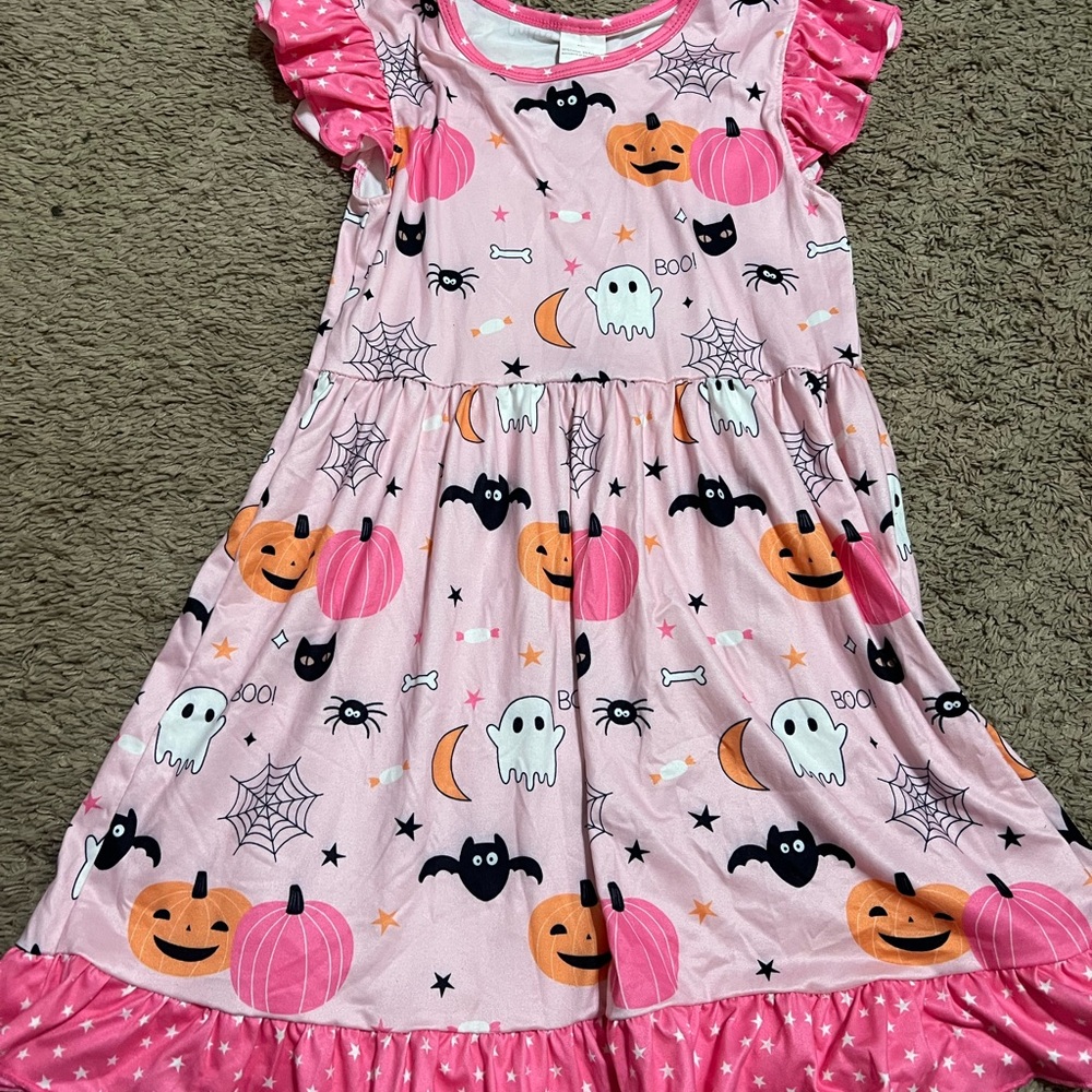 Pink Halloween Themed Dress